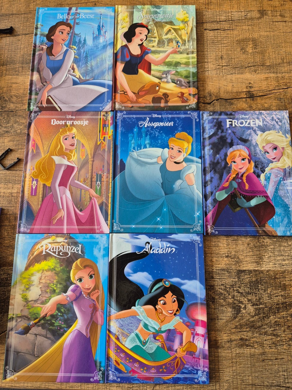 Disney Prinsessen Boeken - 7-delige set, Boeken, Ophalen, Zo goed als nieuw, Disney
