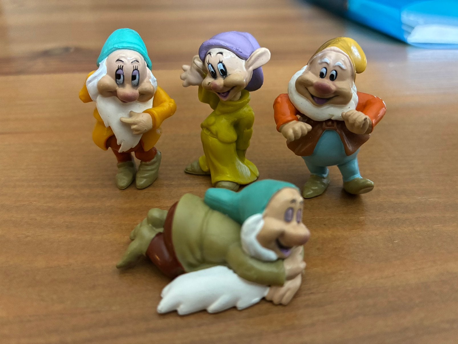 4 Vintage Disney Dwergen PVC (Simba Toys), Ophalen of Verzenden, Zo goed als nieuw