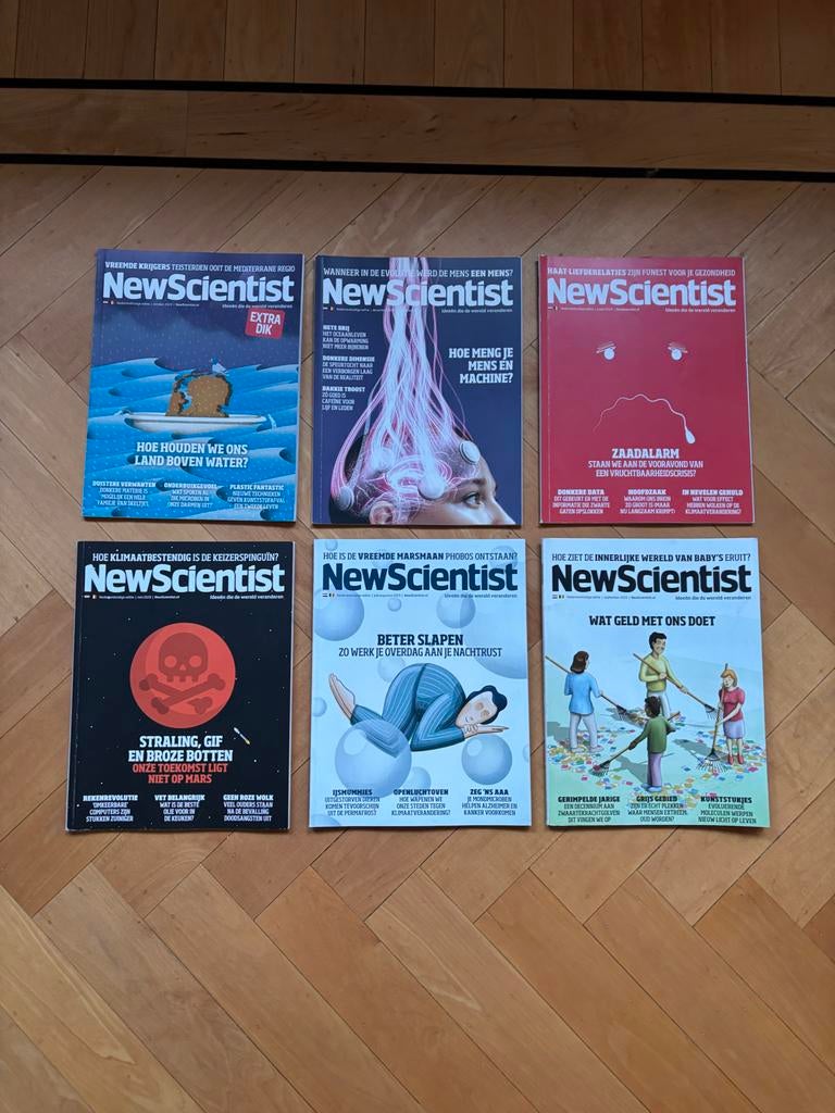 New Scientist tijdschriften 6 stuks als nieuw 2025!, Boeken, Ophalen of Verzenden, Zo goed als nieuw, Wetenschap en Natuur