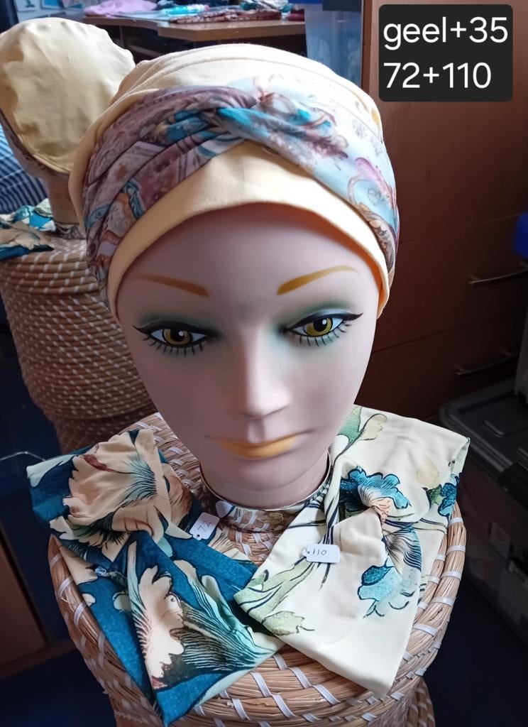 Chemo mutsjes evt met haarband, Ophalen of Verzenden, Nieuw, Muts