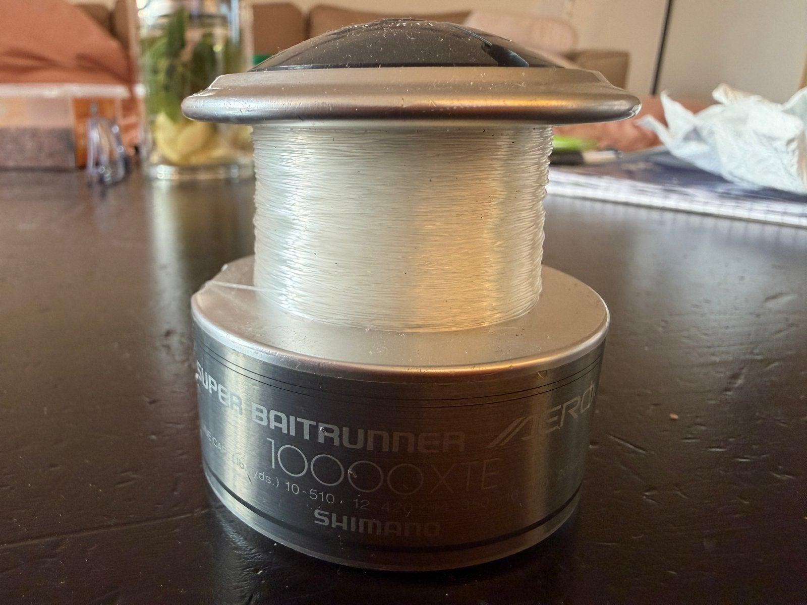 Shimano Super Baitrunner Aero 10000 XTE reservespoel, Ophalen of Verzenden, Zo goed als nieuw, ., Molen