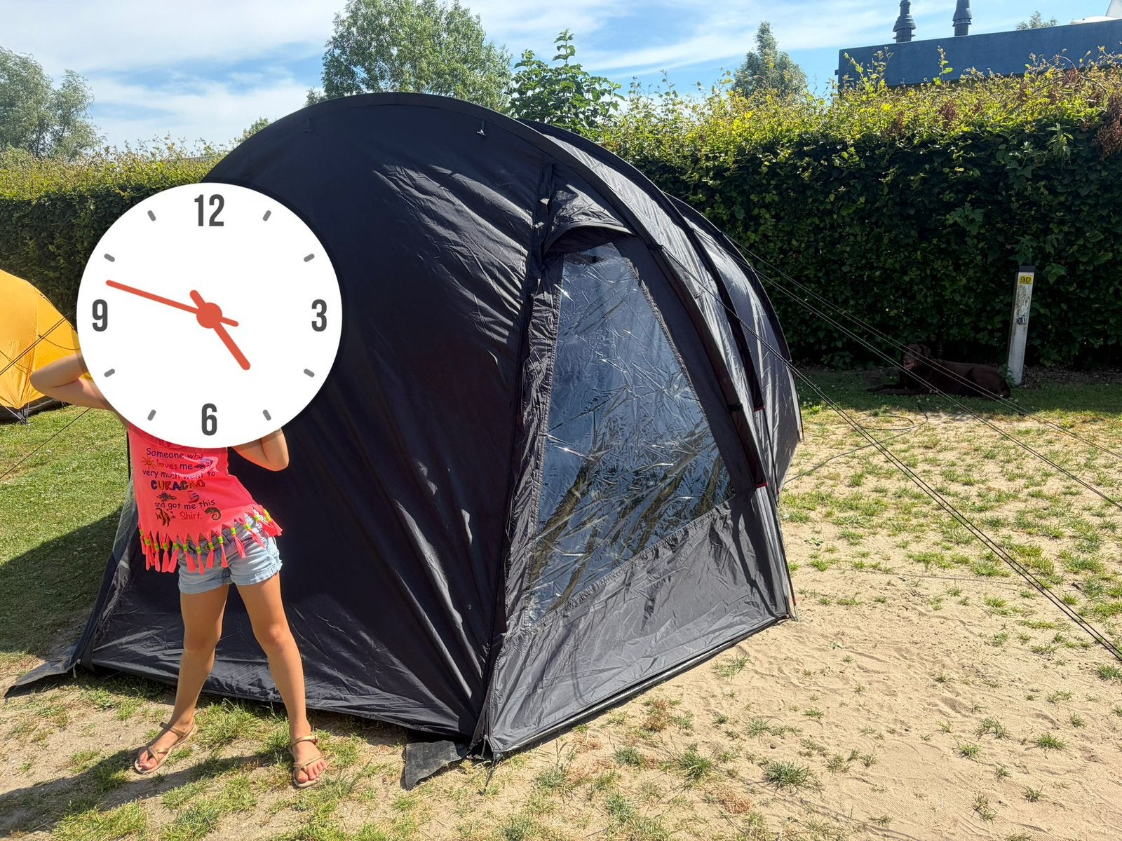 Outsunny tent, Caravans en Kamperen, Ophalen of Verzenden, Zo goed als nieuw
