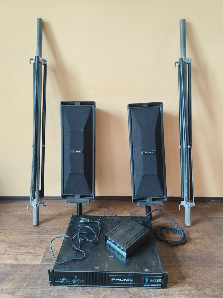 Bose 402 PA systeem, Ophalen, Audio