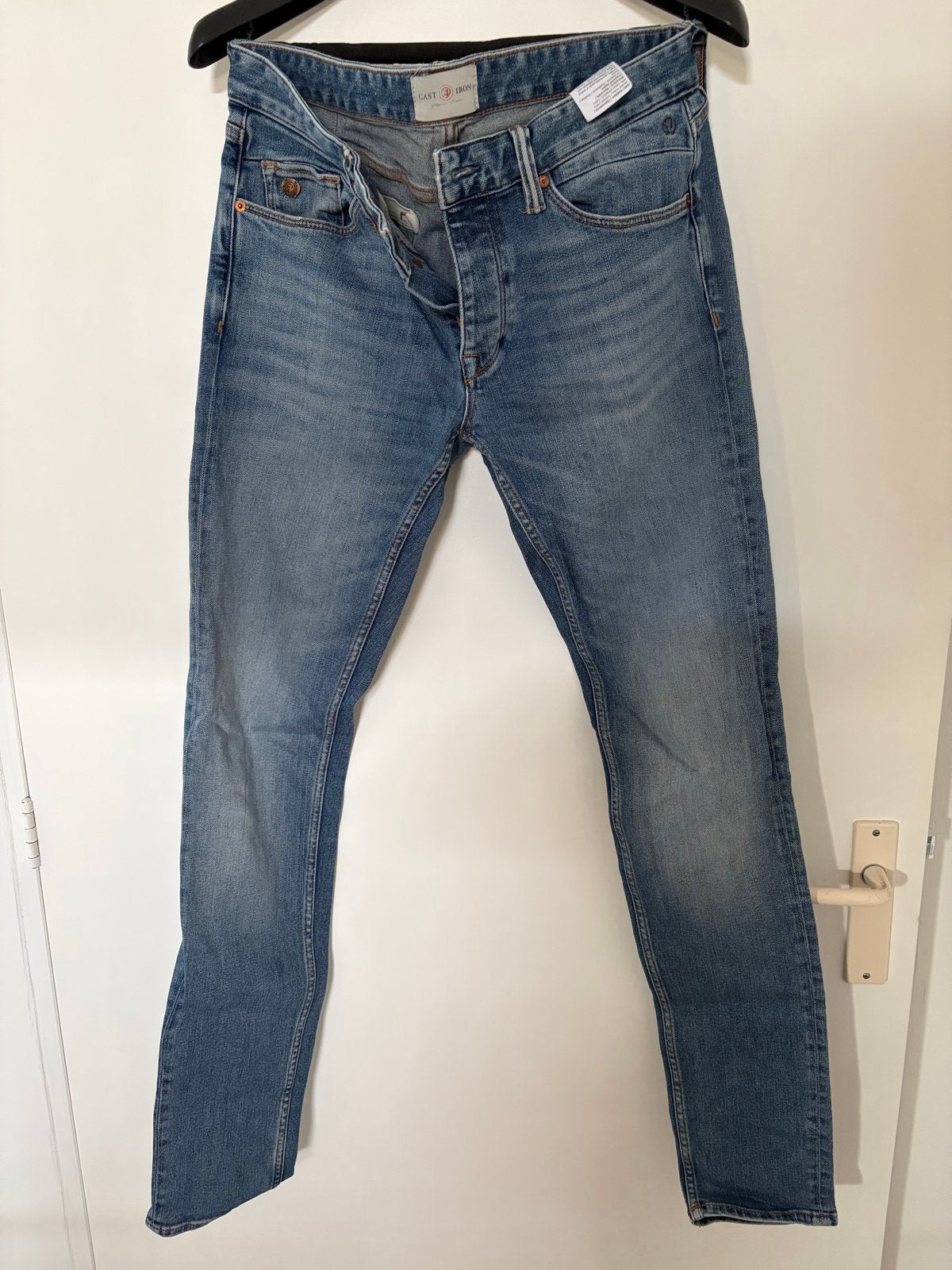 Cast Iron Slim Fit Jeans W33/L36, Ophalen of Verzenden, Zo goed als nieuw, Blauw, W33 - W34 (confectie 48/50)