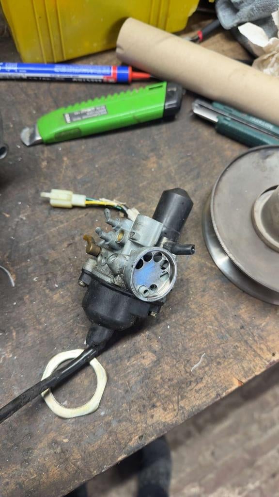 Dellorto 17,5mm carburateur - Perfect werkend!, Ophalen of Verzenden, Gebruikt, Carburateur, Dellorto