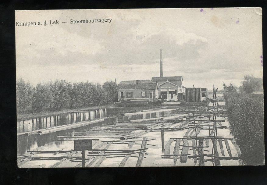 1910 Stoomhoutzagerij Krimpen aan de Lek  (ZH-61), Ophalen, Voor 1920, Zuid-Holland