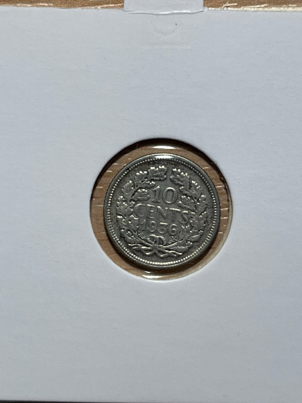 Zilveren 10 cent Koningin Wilhelmina 1936, Postzegels en Munten, Munten | Nederland, Zilver, Ophalen of Verzenden, 10 cent, Koningin Wilhelmina