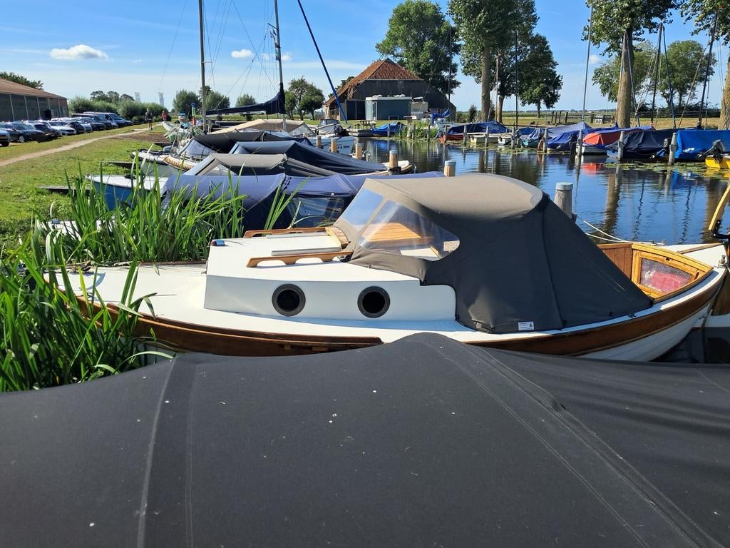 Houten Zweedse sloep 1970, 6 meter, Watersport en Boten, Ophalen, Gebruikt, Tot 10 pk, Binnenboordmotor