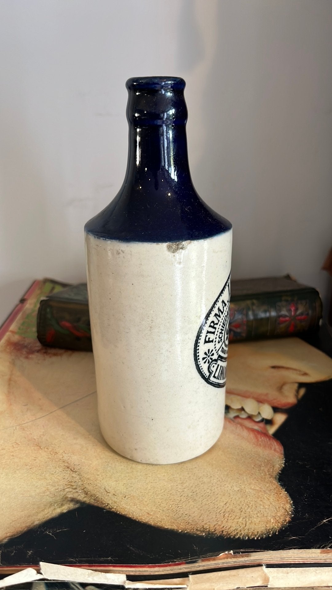 Zeldzaam limonade kruikje jaren 20/30 “van Waard Schiedam”, Ophalen of Verzenden, Zo goed als nieuw