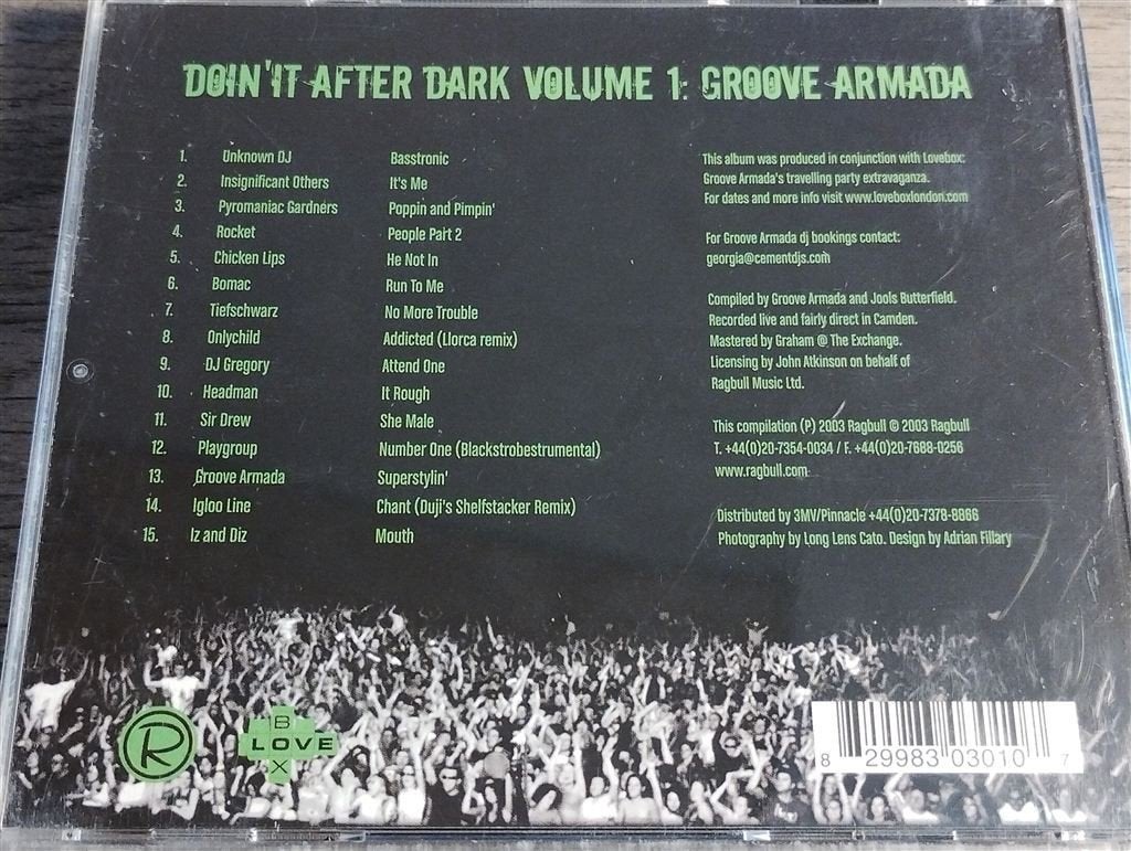 Groove Armada - Doin It After Dark, Ophalen of Verzenden, Zo goed als nieuw, Disco