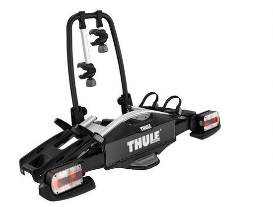 Thule Velocompact 925 (2 fietsen trekhaak) te huur, Ophalen, Zo goed als nieuw, Brede banden, 2 fietsen