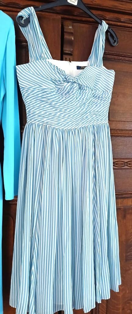 Ralph Lauren Polo JURK maat 8, Maat 38/40 (M), Blauw, Ophalen of Verzenden, Zo goed als nieuw