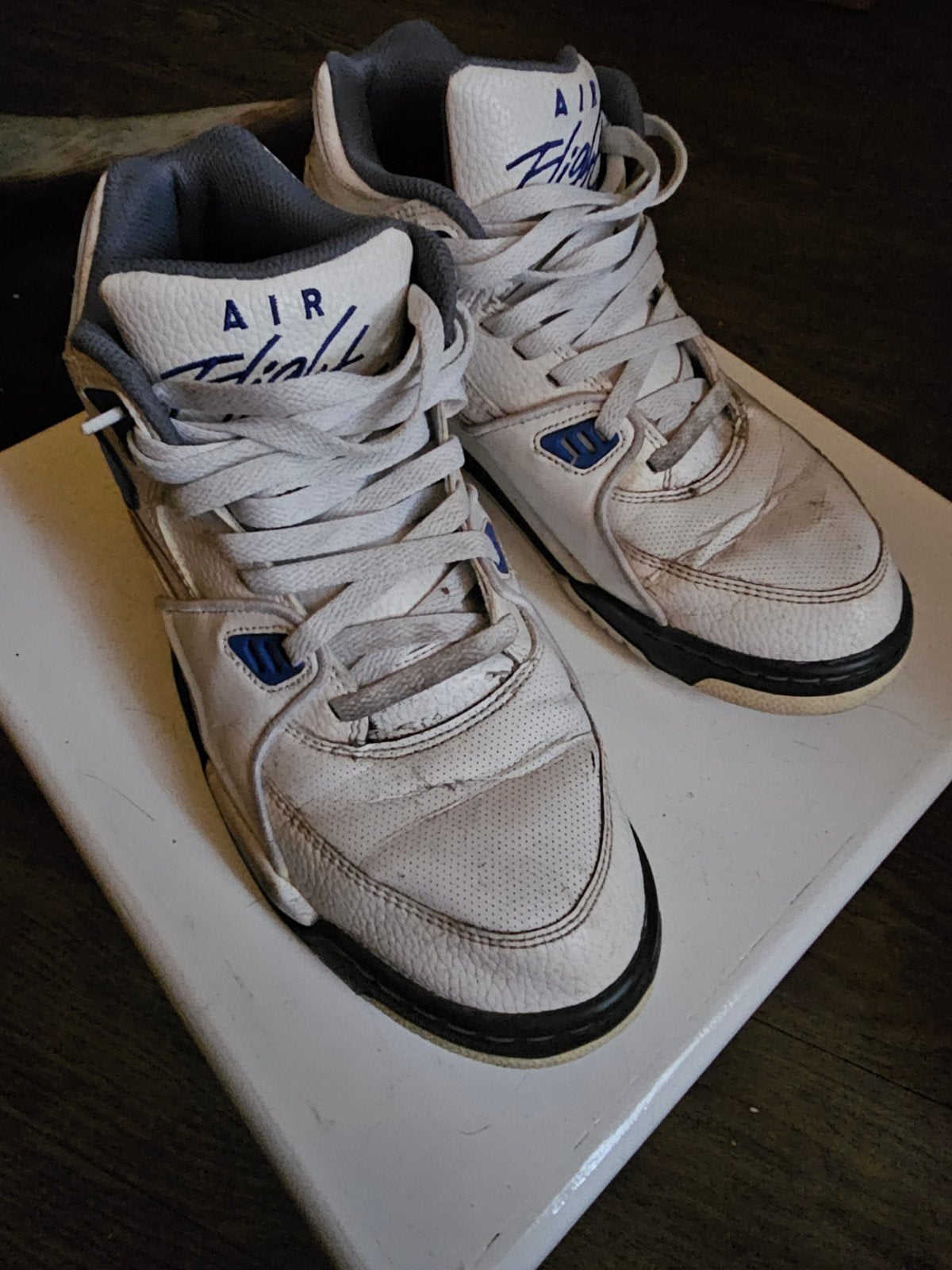 Nike air Flight, Kleding | Heren, Ophalen of Verzenden, Zo goed als nieuw, Wit
