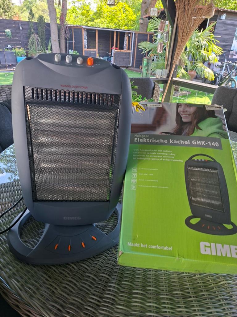 Elektrisch kacheltje, Ophalen, Zo goed als nieuw