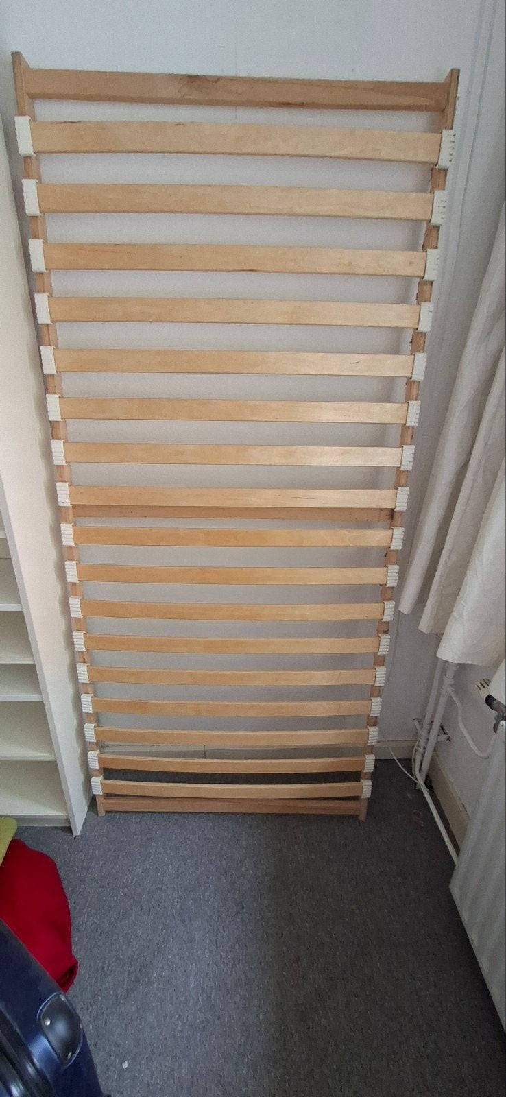 IKEA Sultan Måne 1 pers. lattenbodem en Emma matras, Ophalen, Gebruikt, 90 cm, Eenpersoons