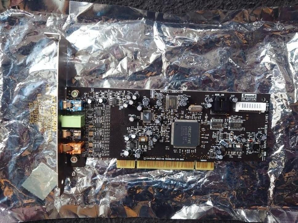 Sound Blaster Live! SB0410 Geluidskaart, Ophalen of Verzenden, Gebruikt, Intern, Sound Blaster