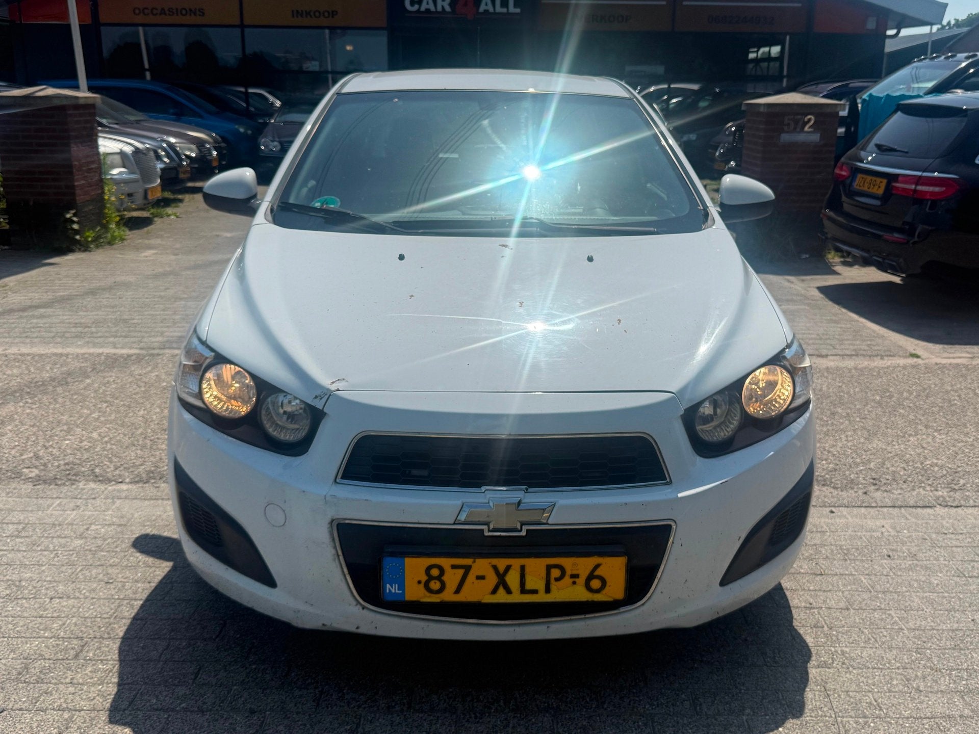 Chevrolet Aveo 1.3D LT CRUISE/PDC/AIRCO/RIJDT PERFECT/NAP/, Auto's, Euro 5, Gebruikt, Wit, Origineel Nederlands
