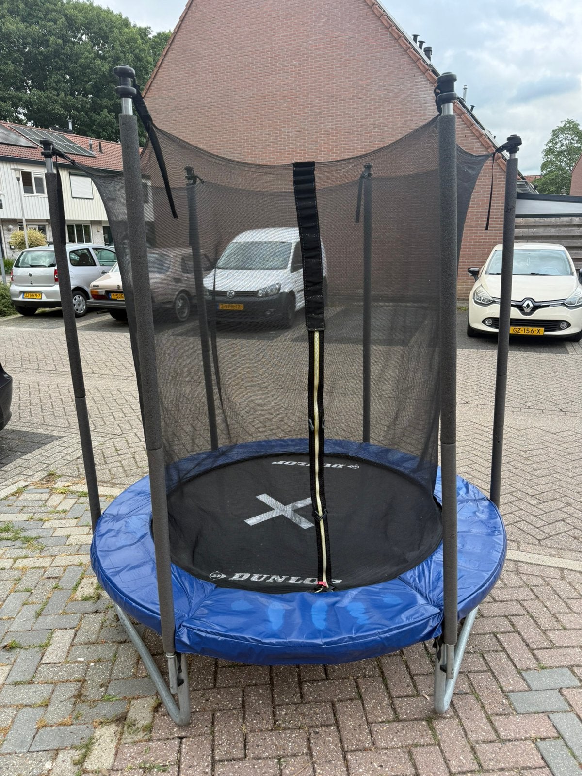 Dunlop Trampoline Trampoline met Veiligheidsnet, Ophalen, Zo goed als nieuw