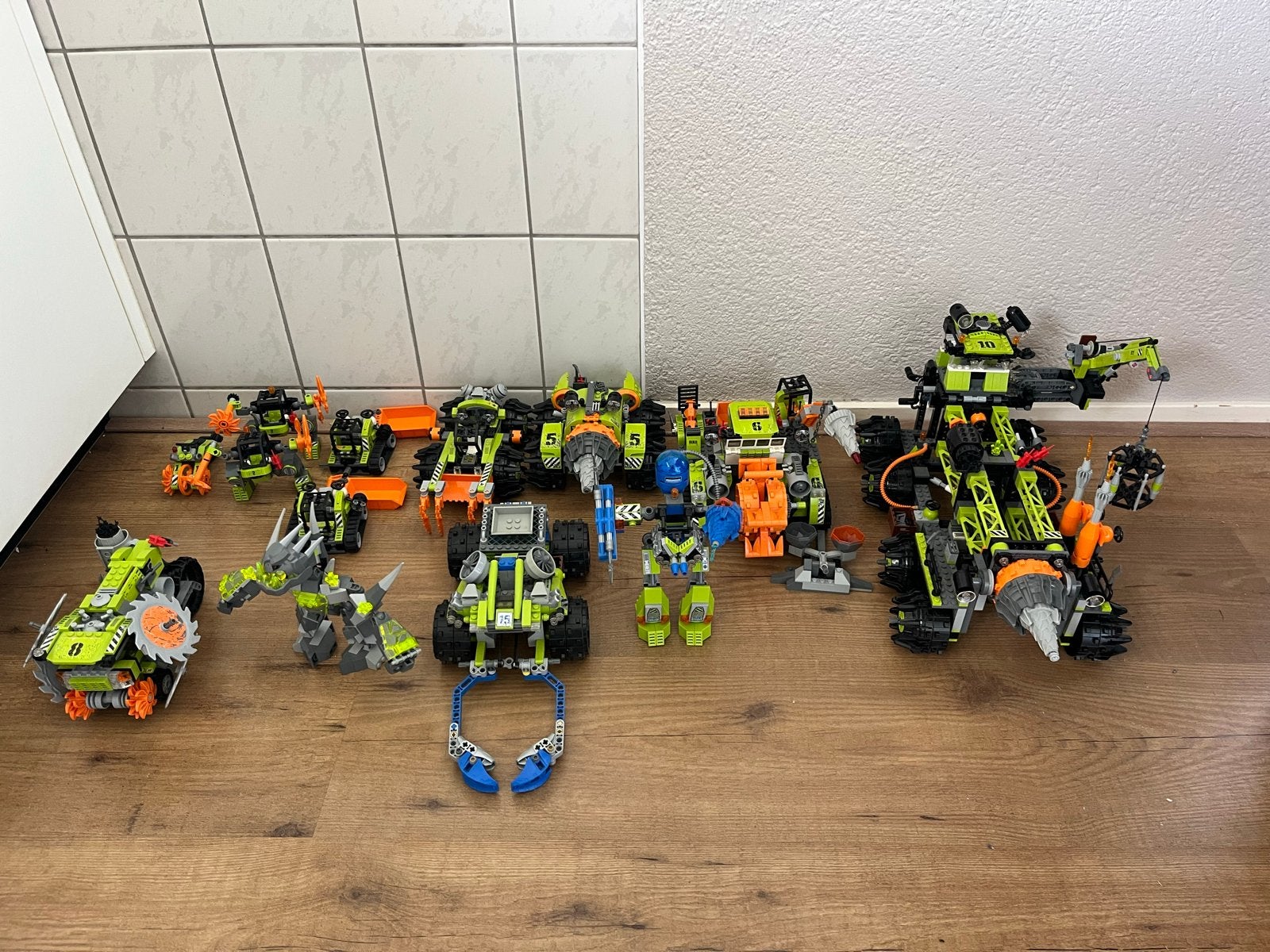 Grote collectie LEGO Power Miners sets, Ophalen, Lego, Zo goed als nieuw, Compleet