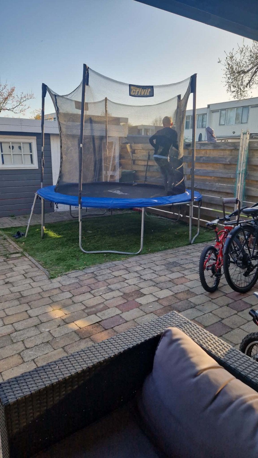 Prachtige Crivit trampoline 350cm - Zo goed als nieuw, Ophalen of Verzenden, Zo goed als nieuw