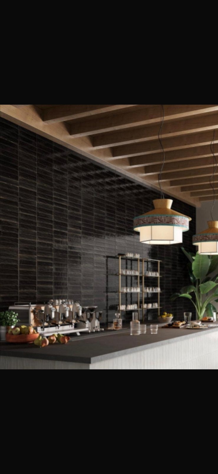 15m2 tegels. Marazzi lume black, Ophalen, Nieuw, Minder dan 20 cm, 20 tot 40 cm