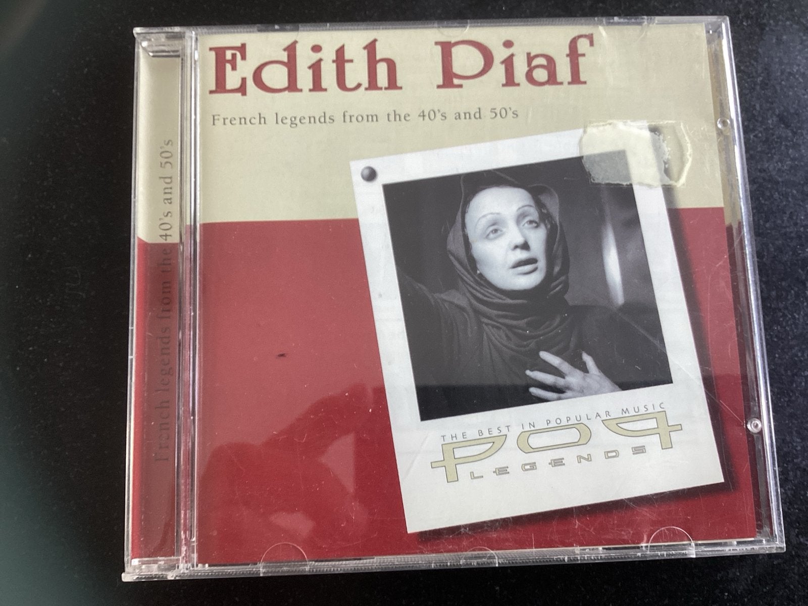 Edith Piaf - French Legends from the 40's and 50's CD, Gebruikt, Pop, Ophalen of Verzenden, Inclusief doosje