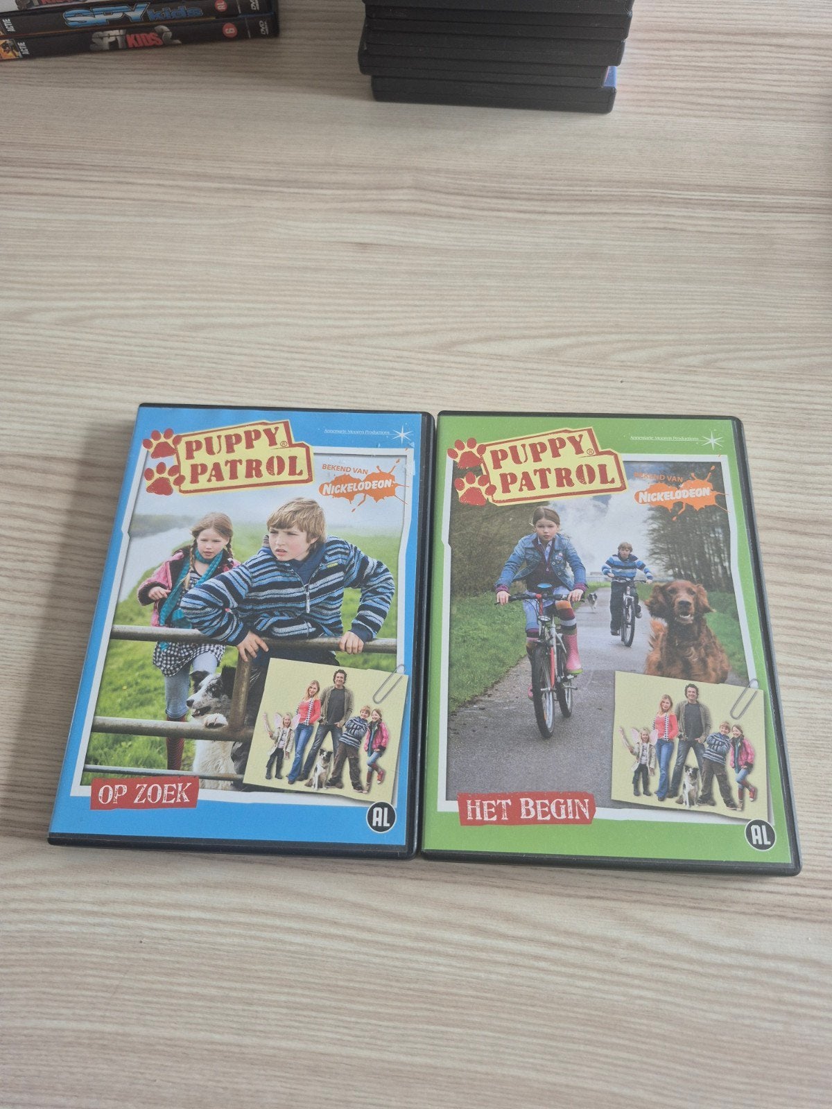 Puppy Patrol DVD's: Op Zoek & Het Begin (2 stuks), Gebruikt, Alle leeftijden, Nederlands, Familie