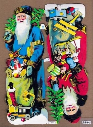 Super Kerstmannen poëzieplaatjes 7151, Ophalen of Verzenden