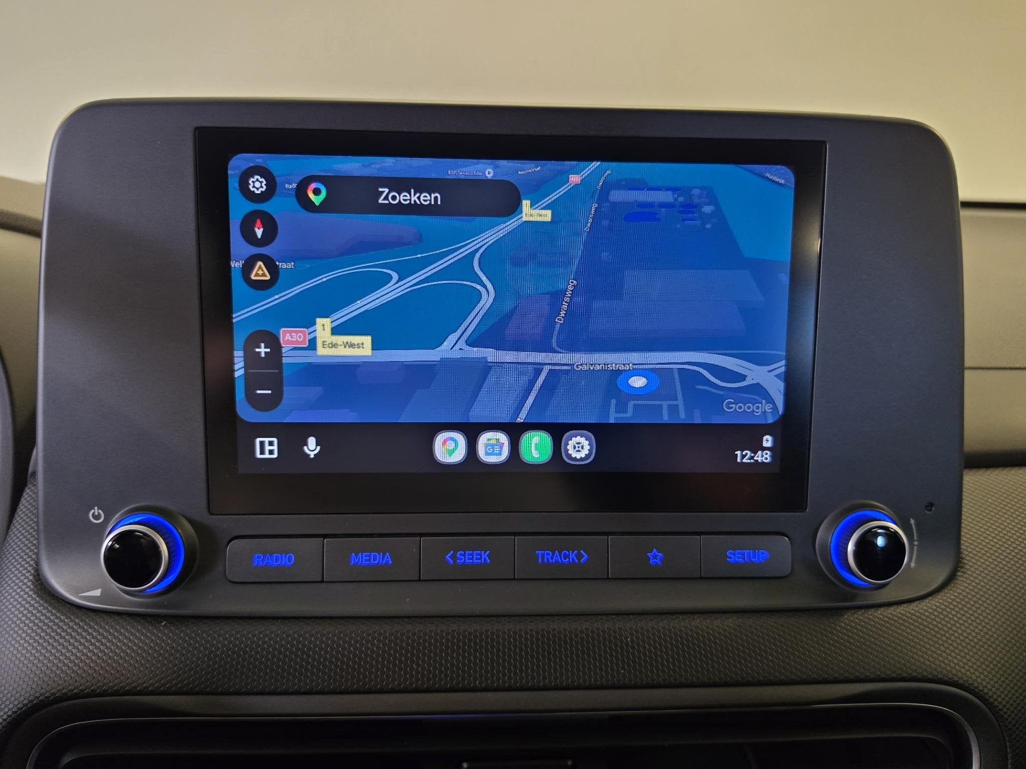 Hyundai Kona 1.6 GDI HEV Comfort Apple Carplay/Android Auto, Auto's, Stof, Gebruikt, SUV of Terreinwagen, Verwarmde buitenspiegels