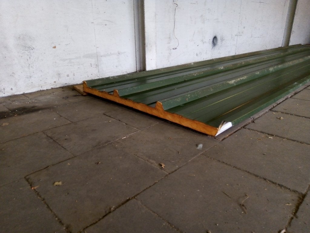 Sandwich dakplaat, Ophalen, Nieuw, Overige materialen, 20 tot 50 mm