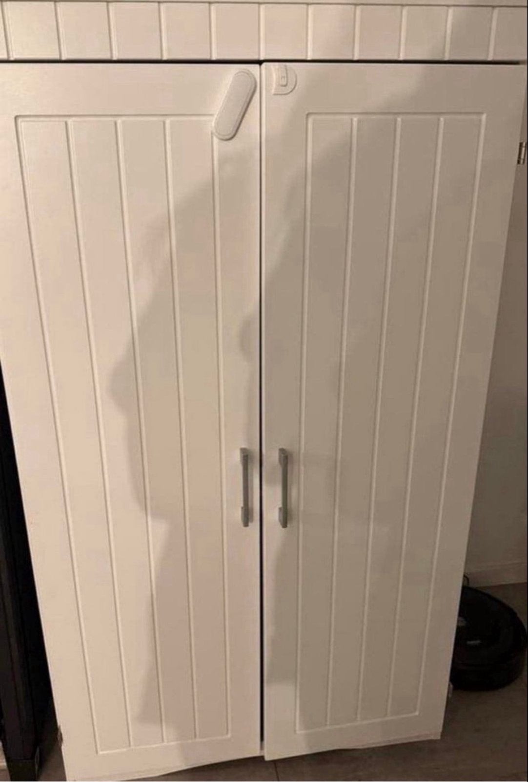 Compacte Witte Werkkast - Ideaal voor Thuiswerken, Ophalen, Gebruikt, 70 tot 120 cm, 170 cm of meer