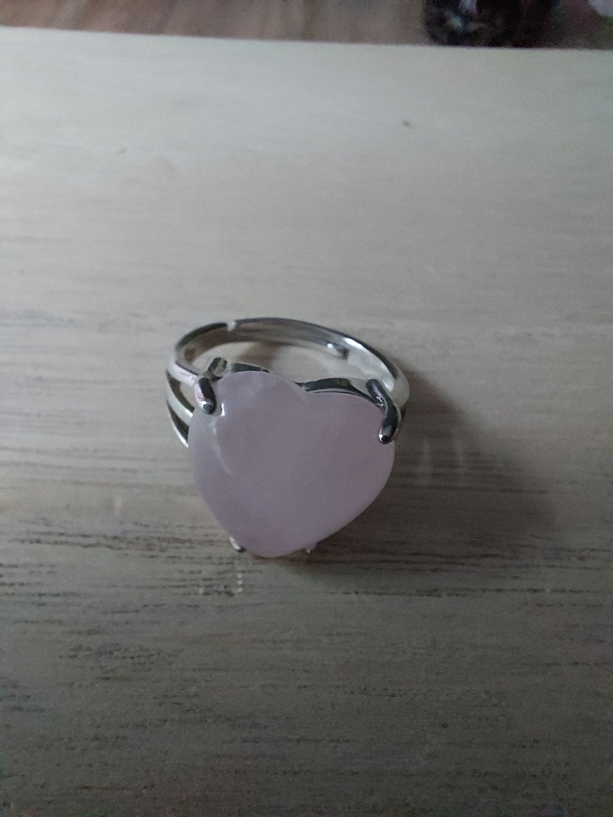 ring roze kwarts., Sieraden, Tassen en Uiterlijk, Ophalen of Verzenden, 17 tot 18, Roze, Dame