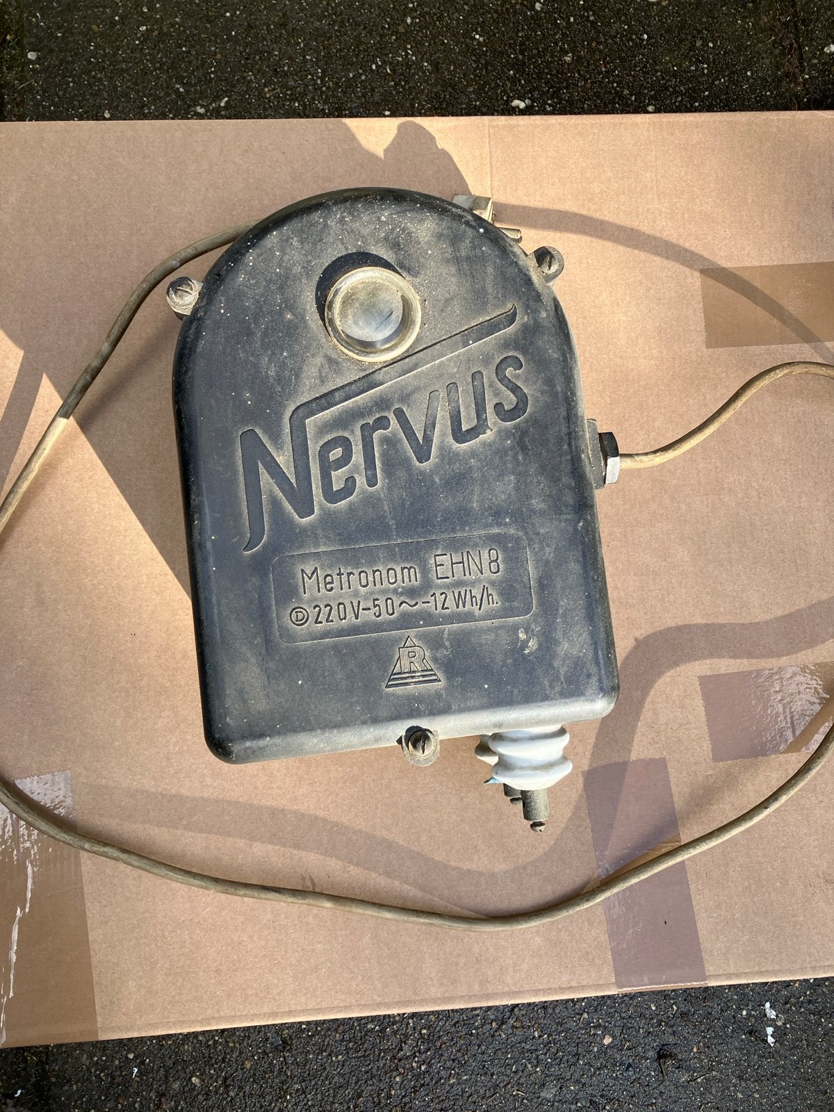 Nervus Metronom EHN8 - Vintage schrikdraad apparaat. Werkt!, Weidegang