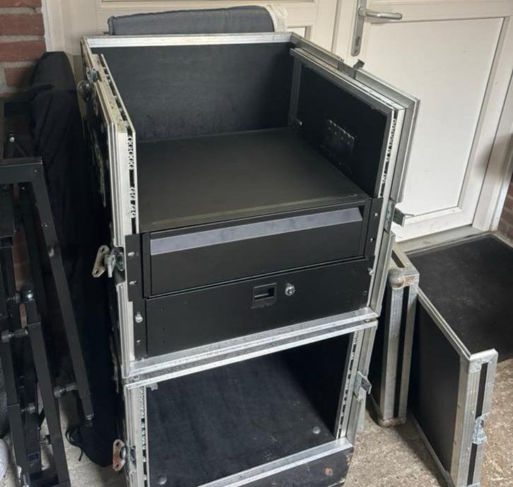 Dubbele flightcase, Ophalen, Gebruikt, Overige instrumenten, Flightcase