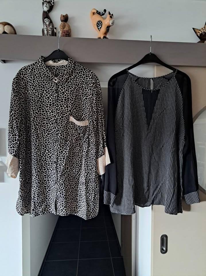 Blouse, tuniek, Verpass e.a, mt 52/54, Ophalen of Verzenden, Zo goed als nieuw, Zwart, Blouse of Tuniek