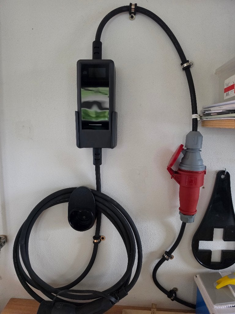 Lader ev 6-16A max. 11Kw, Ophalen of Verzenden, Zo goed als nieuw, Laadkabel