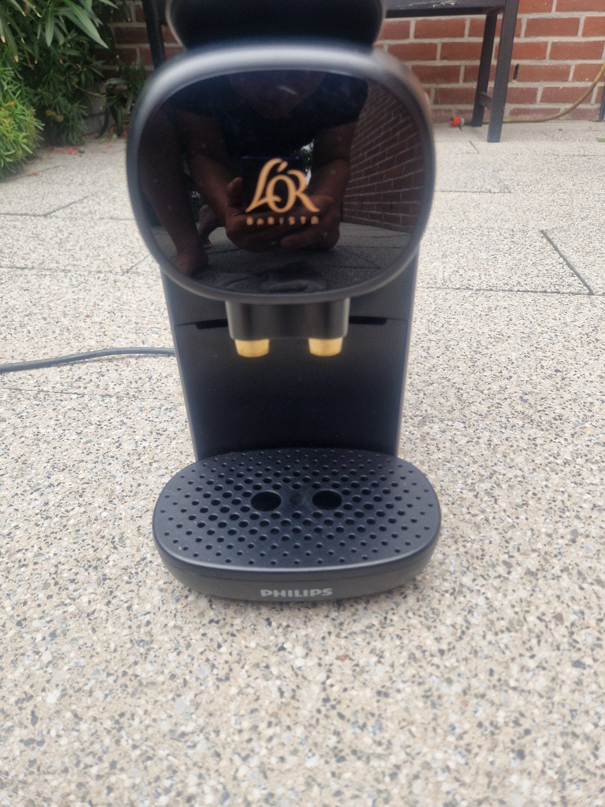 Lor cupmachine, Ophalen, Koffiemachine