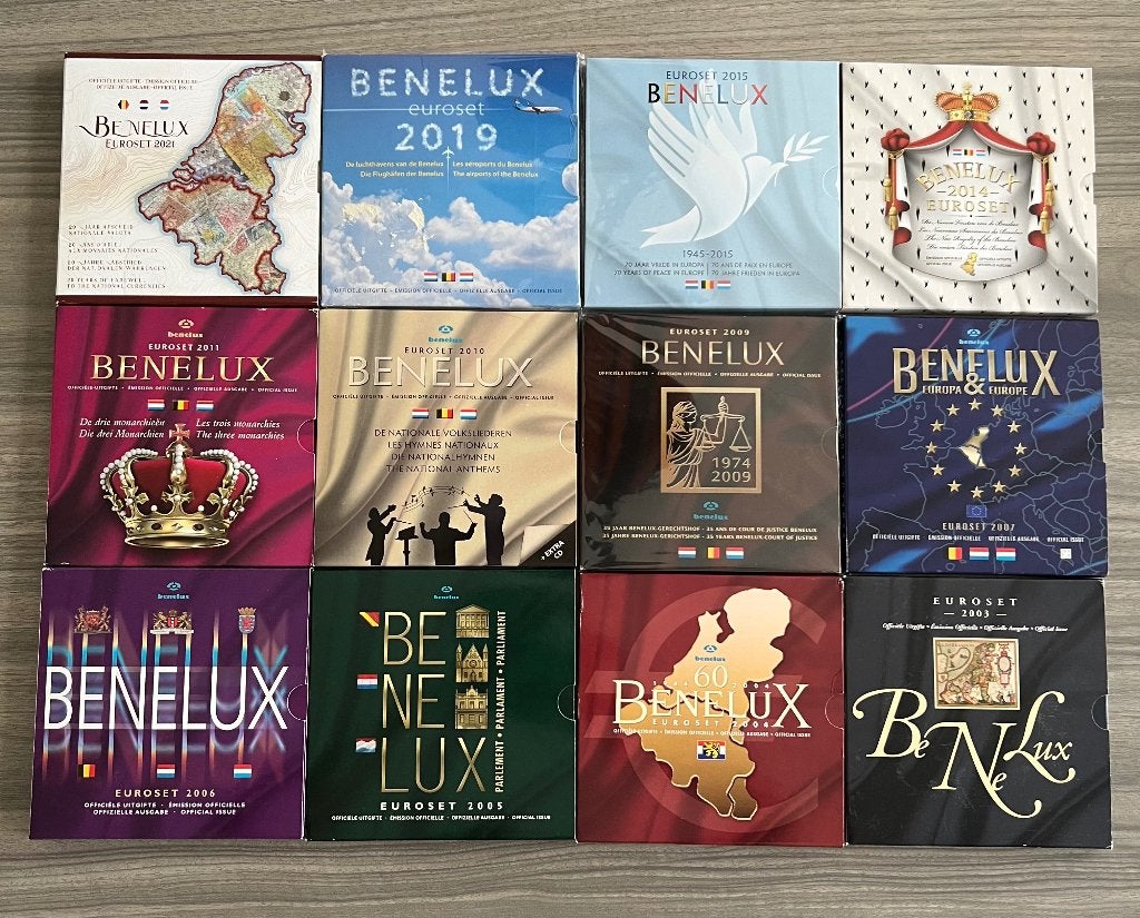 Benelux setjes, Ophalen of Verzenden, Overige landen, Overige waardes, Setje