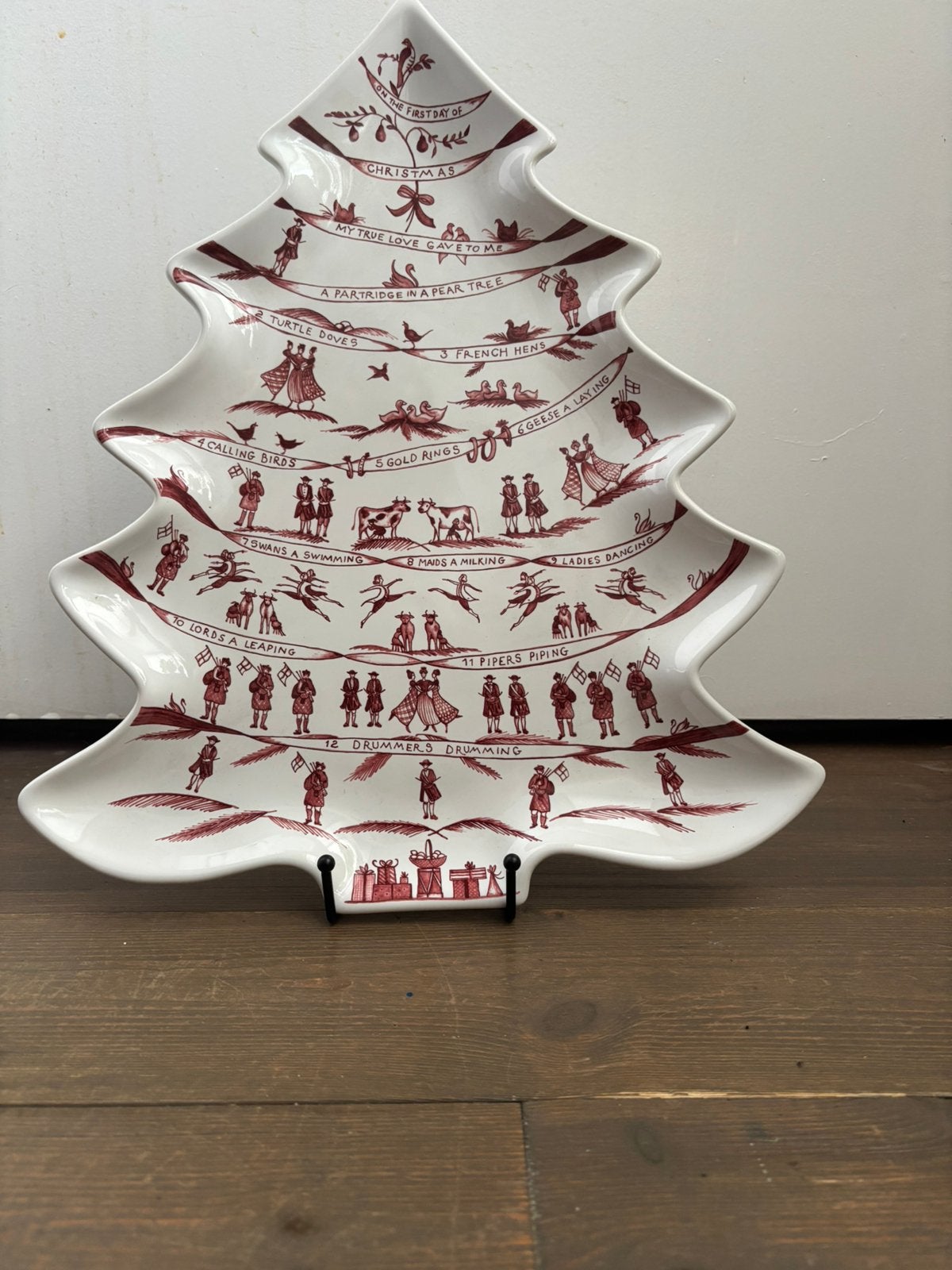 Juliska kerst schaal, Ophalen, Nieuw, Steen/keramiek