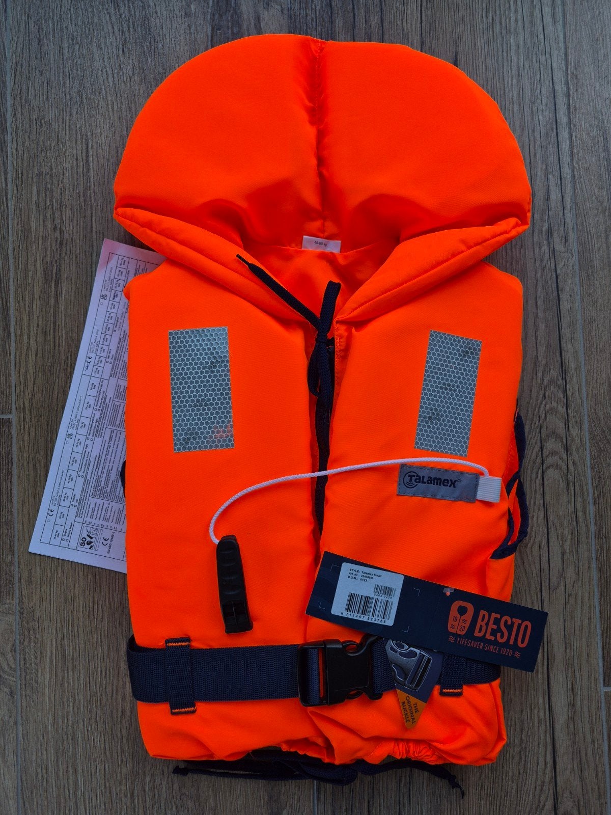 Talamex 100N Reddingsvest - 40-60 kg - Nieuw, Ophalen, Nieuw, Overige typen