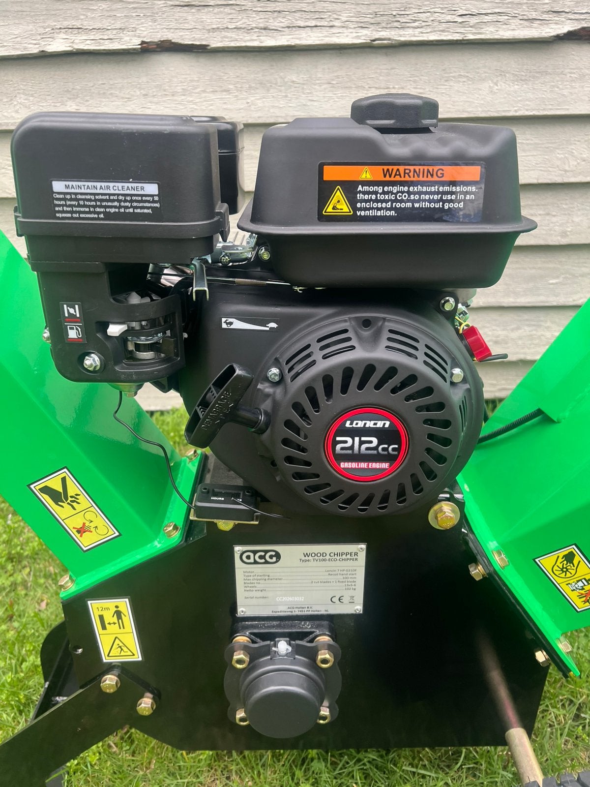 Nieuwe ACG takken hakselaar 7pk, gebruiksklaar afgeleverd!, Tuin en Terras, ACG, Benzine, ACG, Nieuw