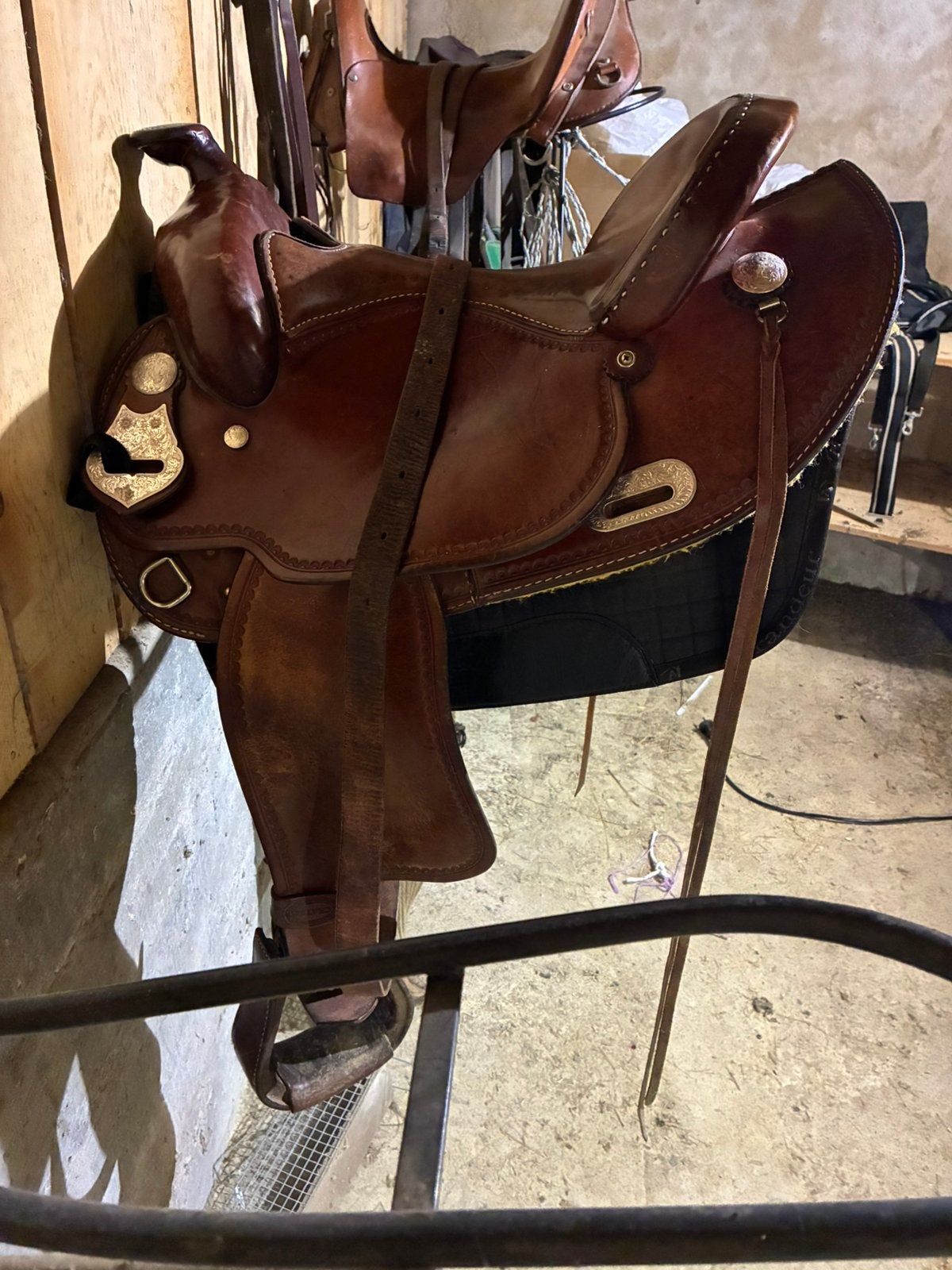 Heel mooi westernzadel ( crates), Ophalen of Verzenden, Zo goed als nieuw, Dressuur