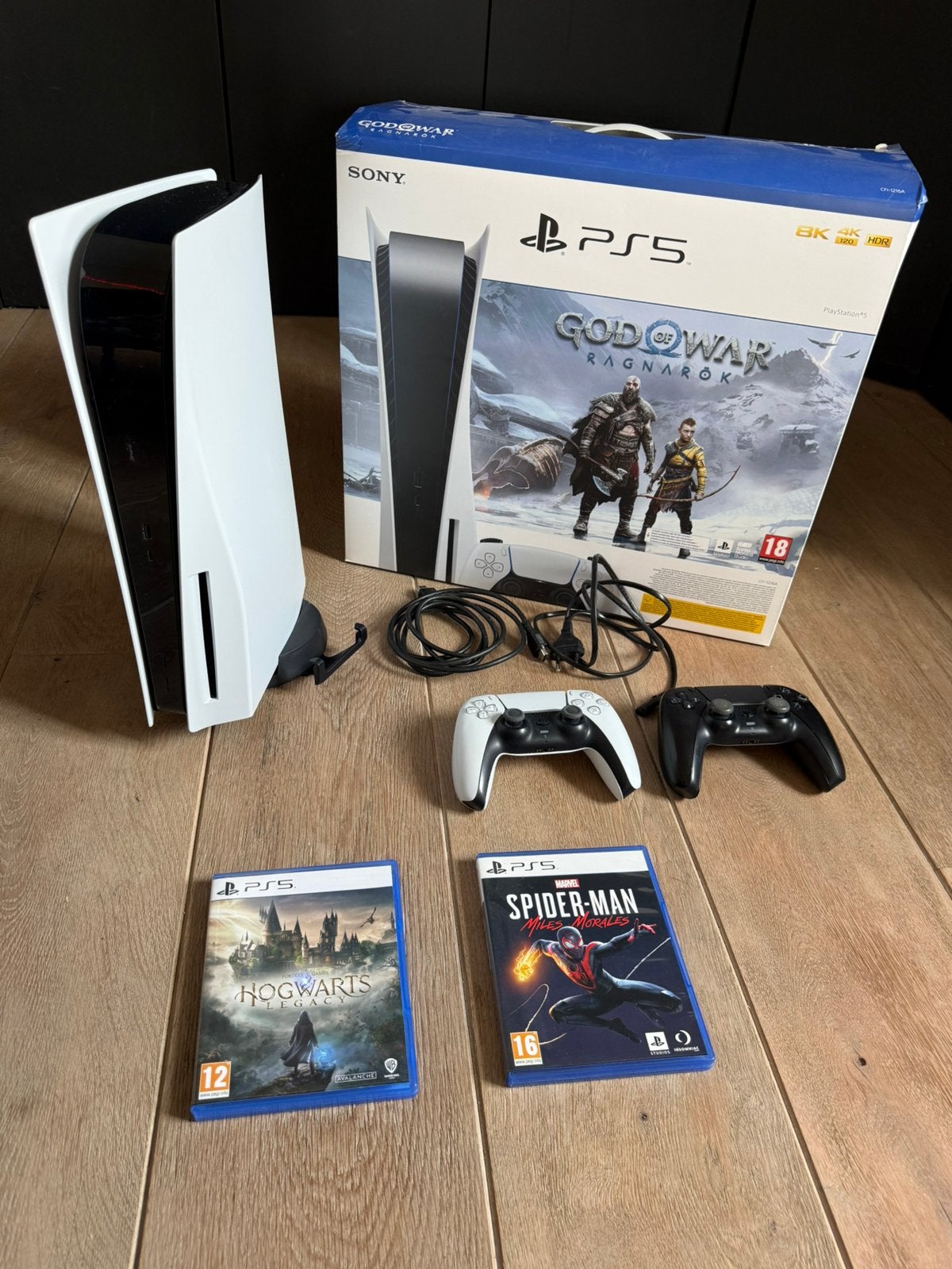 PlayStation 5 Disc | 2 controllers met defect | incl 2 games, Ophalen of Verzenden, Zo goed als nieuw, Playstation 5