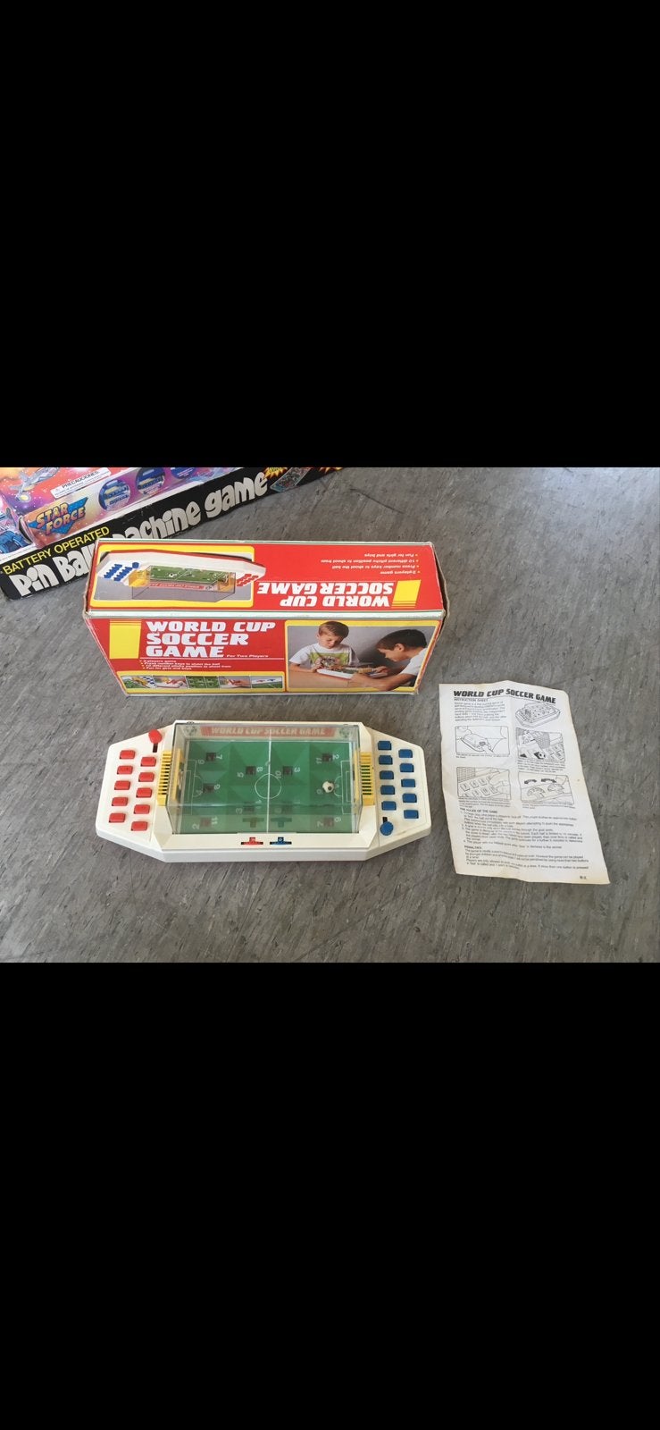 Vintage World Cup Soccer Game - Jaren '80 Tafelvoetbal, Verzenden, Gebruikt, Jongen of Meisje