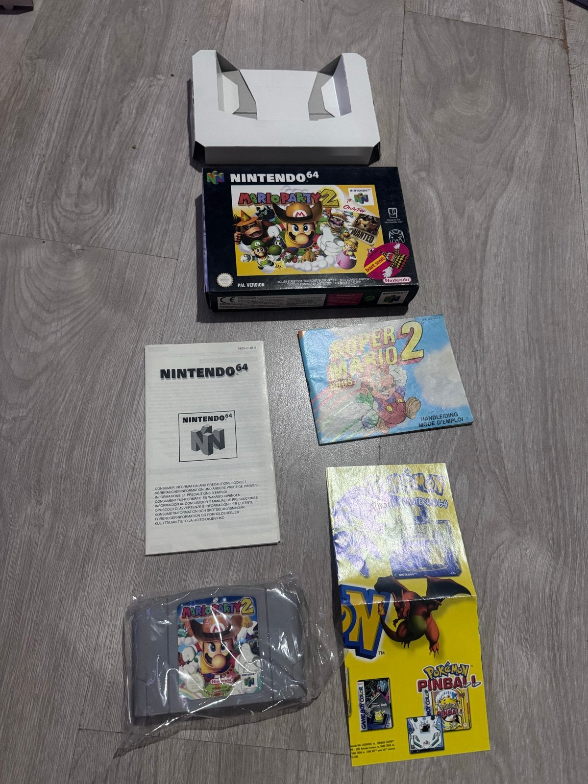 Mario Party 2 Nintendo 64 (N64) compleet in doos, Spelcomputers en Games, Games | Nintendo 64, Overige genres, Eén computer, Ophalen of Verzenden