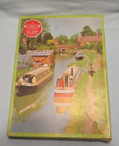 Vintage houten puzzel Victory Engels landschap 125 stukjes, Antiek en Kunst, Ophalen of Verzenden