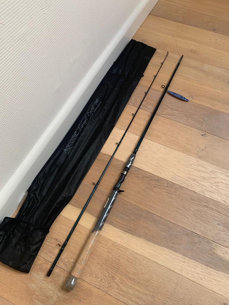 Nieuwe Saenger Aquantic reelhengel, 2.40m & 60-120 gr, Saenger, Werphengel, Nieuw, Ophalen of Verzenden