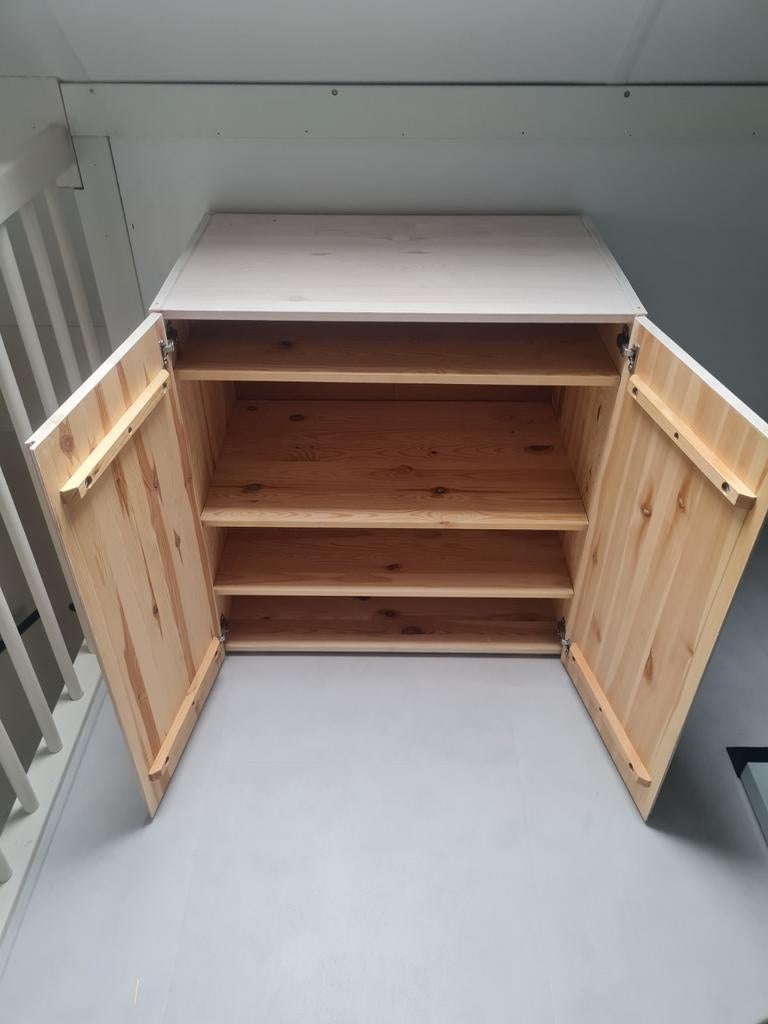 Ikea Ivar kast 80x50x83 cm met extra plank White wash, Ophalen of Verzenden