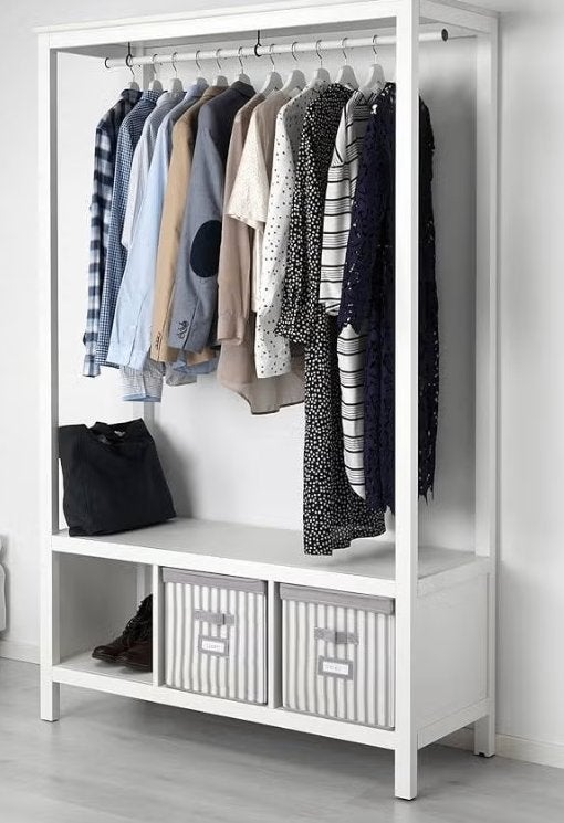 Ikea Hemnes open kast kledingkast, Ophalen, Gebruikt, 100 tot 150 cm, 150 tot 200 cm