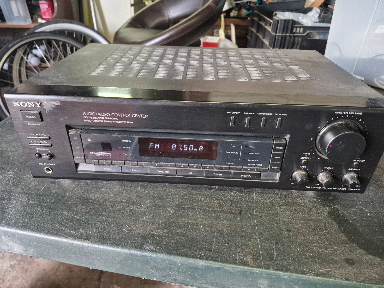 Sony STR-AV210 Audio/Video Control Center Receiver, Ophalen, Gebruikt, Sony, Minder dan 60 watt